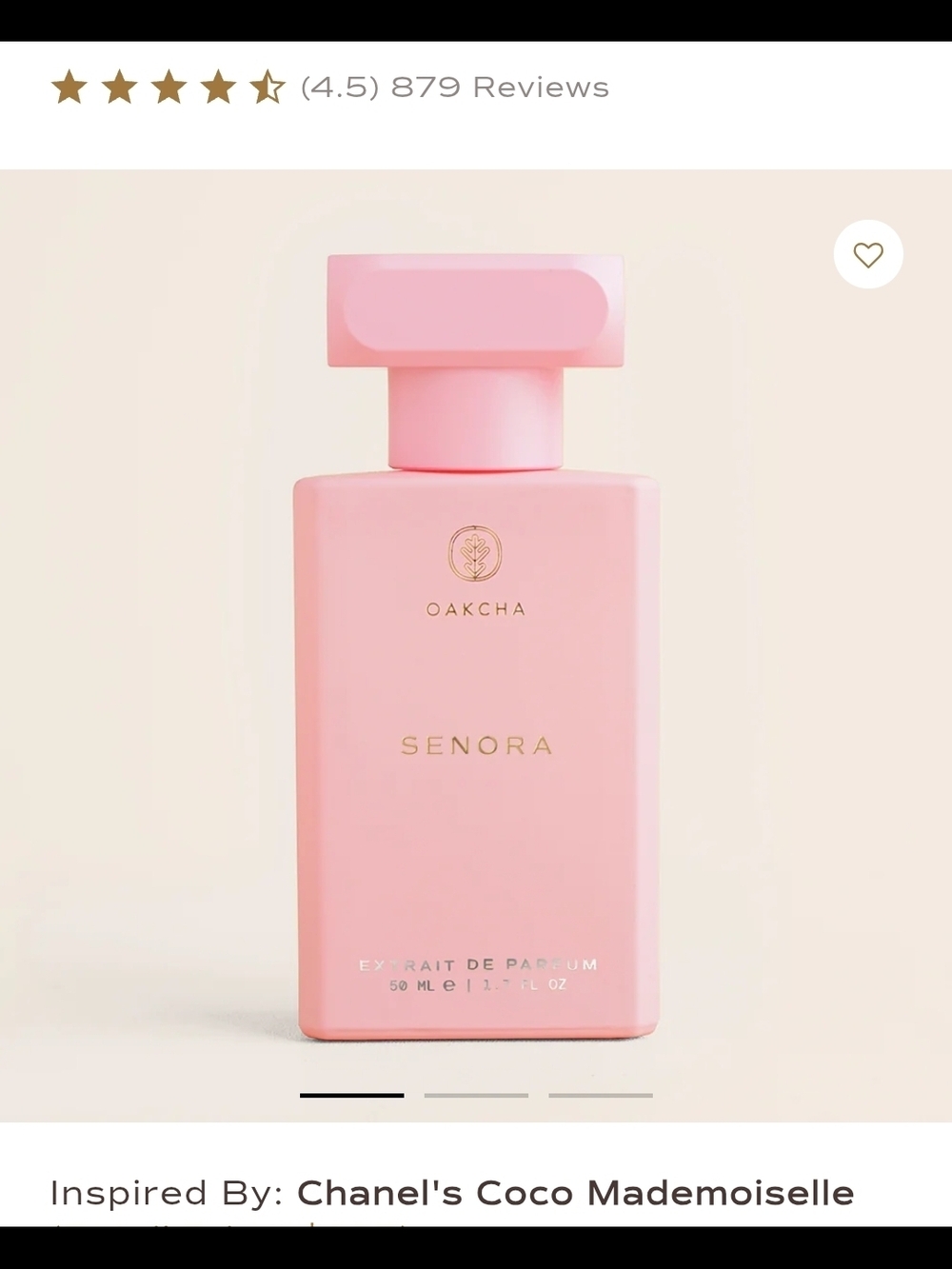 Oakcha Senora Women’s Eau de Parfum — Pink